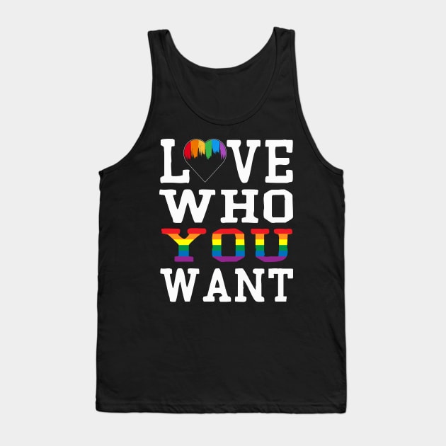 love who you want Tank Top by Leosit